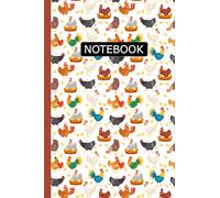 Chicken Notebook: Chicken Lovers Blank Lined Journal Notebook for Men Women Girls and Kids Gifts