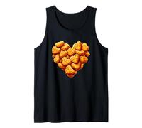 Chicken Nuggets are My Valentine Heart Funny Valentines Day Tank Top