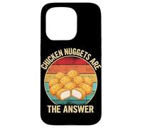 Chicken Nuggets Are The Answer Fast Food Fan Case for iPhone 15 Pro