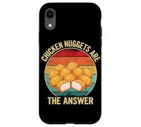 Chicken Nuggets Are The Answer Fast Food Fan Case for iPhone XR