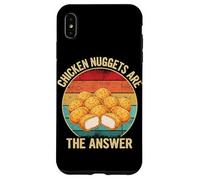 Chicken Nuggets Are The Answer Fast Food Fan Case for iPhone XS Max