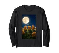 Chicken Nuggets Howl at The Moon Long Sleeve T-Shirt