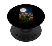 Chicken Nuggets Howl at The Moon PopSockets Adhesive PopGrip