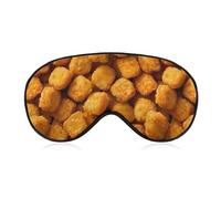 Chicken Nuggets Sleep Mask Soft Eye Mask Eye Cover Eyeshade Blindfold with Adjustable Strap