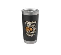 Chicken Nugs and Mama Hugs Funny Nugget Lover Stainless Steel Insulated Tumbler