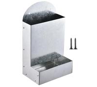 Chicken Oyster Shell Feeder | Metal Goose Feeding Container - Poultry Feed Trough | for Keepers Farmers Breeders Hobbyists Outdoor Run Free-Range Area Backyard Farm
