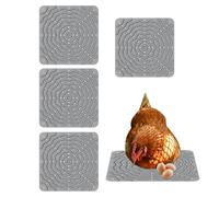 Chicken Pads for Nesting Box 4 Pieces Reusable Silicone Poultry Bedding Mat