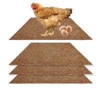 Chicken Pads, Pack of 4 Mats for Chicken Keeping, Reusable Egg Lying Pads for Stable, Garden, Outdoor Pasture, Winter Keeping, Poultry Keeping