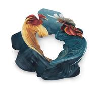 Chicken Pattern Satin Scrunchies Fluffy Hair Ties Soft Jumbo Scrunchy Large Thick Elastic Hair Bands Cute Satin Hair Scrunchies Ideal Gift for Women Hair Accessories Decor
