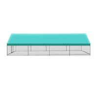 Chicken Pens Large-outdoor with Top Made of Galvanized Pipe Frame Chicken Coops Walk-in Chicken Run for 10+ Poultry Easy to Assemble for Yard Farm(800 * 300 * 200CM)