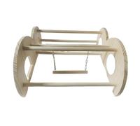 Chicken Perch for Chicken Coop - Wooden Swing for Rest in the Chicken Coop, Wooden Chicken Perch, Enrichment, Exercise, Garden, Farm, Indoor, Backyard