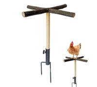Chicken Perch for Coop Poultry Wooden Roosting Resting Bar