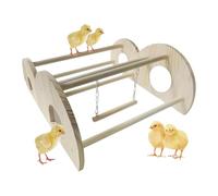 Chicken Perch for Coop Wooden Coop Roosting Swing