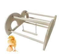 Chicken Perch Wooden Roosting Resting Swing for Coop
