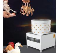 Chicken Plucker Machine, 50L Large Capacity Chicken Plucker Poultry Plucker, 56.5x57x86cm Stainless Steel Birds Feather Machine, One-button Switch, for Poultry Bird Duck Quail Pigeon