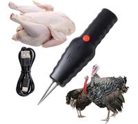 Chicken Plucker Machine Poultry Feather Removal for Chicken, Duck, Turkey - Black