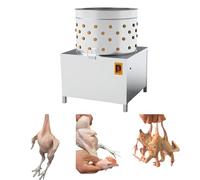 Chicken Plucker Machine Stainless Steel Poultry Plucker, Commercial Chicken Machine with 1500W Pure Copper Motor, No Installation Required, for Poultry Bird Duck Quail Pigeon