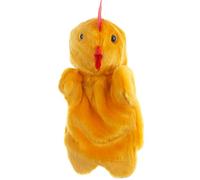 Chicken Plush Puppet - 27cm Soft Stuffed Finger Toy, Cartoon Animal Hand Puppet | Educational Role Play Chicken For Teaching Kids | Cute Plush Animal Puppets Toy For Children