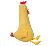 Chicken Plush Toys, Funny Fat Chicken Plush Pillow, Big Eyes Plush Hen Stuffed Animals Toys, Large Chicken Stuffed Animal Plush Rooster, Chick Farm Soft Poultry Gifts for Boys and Girls (Yellow,120cm)