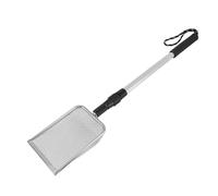 Chicken Poop Scooper, Adjustable Stainless Steel Chicken Coop Scooper, No Bending Back Detachable Long Handle Cat Litter Sifting Shovel to Separate Poop and Debris From (A Type,