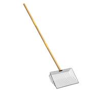 Chicken Poop Scooper, Detachable Long Handle Sifting Shovels, Heavy Duty Metal Material Poop Shovel, Efficient Time Saver, Non-Stick Chicken Coop Rake, Chick Coops Accessory, 25x15.5cm