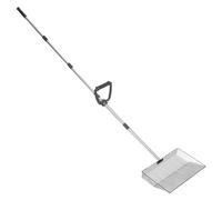 Chicken Poop Scooper, Non-Stick Telescoping Sifter, Lightweight Waste Scoop, Long Lasting Outdoor Farm Tool for Poultry, Pets, Dog, Cat, Horse Cleanup, 68.11x14.96x10.04 inches