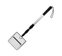 Chicken Poop Scooper, Stretchy Co-Op Throwing Shovel, Telescopic Metal Manure Shovel with Extended Handle, Cleaning Tool for Goat Stand, Stable Cat Beach Hard Use