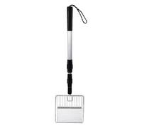 Chicken Poop Scooper, Stretchy Throwing Shovel, Telescopic Metal Manure Shovel with Extended Handle, Cleaning Tool for Goat Stand, Stable Cat Beach Hard Use