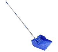 Chicken Poop Scooter, Heavy Duty Metal Sand Sifting Shovel Rake Rustproof Durable Build, Ergonomic Handle Easy Clean Design, Pet Waste Cleaning Tool Category for Garden Yard Farm Patio Lawn Use