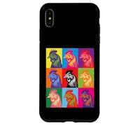 Chicken Pop Art Kids Men Women Chicken Lover Farmer Case for iPhone XS Max