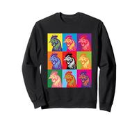 Chicken Pop Art Kids Men Women Chicken Lover Farmer Sweatshirt