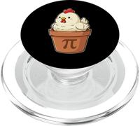 Chicken Pot Pie Math Teacher 3.14 Funny Pi Day PopSockets PopGrip for MagSafe