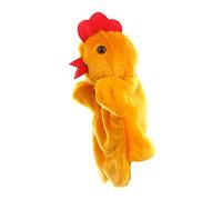 Chicken Puppet Plush Chicken Hand Puppet Plush Toy Cartoon Animal Hand Interactive For Nursery School Performance Educational Toy Hen 25Cm