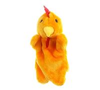 Chicken Puppet Plush Chicken Hand Puppet Plush Toy Cartoon Animal Hand Interactive For Nursery School Performance Educational Toy Cock 25Cm