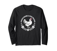 Chicken Raising & Jesus Praising Long Sleeve T-Shirt