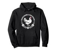 Chicken Raising & Jesus Praising Pullover Hoodie