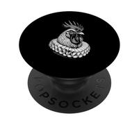 Chicken Renaissance Portrait Vintage Noble Chicken Art PopSockets Adhesive PopGrip