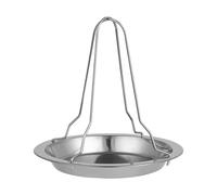 Chicken Roaster - Drip Pan | Roasting Rack, Oven Rack, Non-Stick Stainless Steel Poultry Rack | Large Vertical for Stainless Steel Chicken Grill | for a