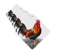 Chicken Rooster Car Air Freshener Cards for Women Men 4 Pack Cute Car Accessories Long Lasting Scent Car Diffuser Hanging Auto Aromatherapy Tablets Car Fresheners Gifts