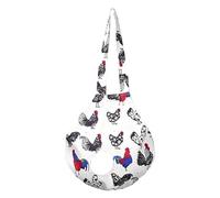 Chicken Rooster Catching With Closure Long Strap & Exquisite Chicken Print Handheld For Chicken Outdoor Travel 072447