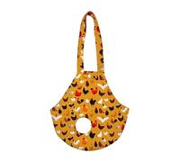 Chicken Rooster Catching With Closure Long Strap & Exquisite Chicken Print Handheld For Chicken Outdoor Travel 072447