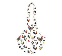 Chicken Rooster Catching With Closure Long Strap & Exquisite Chicken Print Handheld For Chicken Outdoor Travel 072447