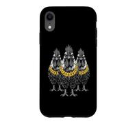 Chicken Rooster Hen Rap Old School Retro Streetwear 80s 90s Case for iPhone XR