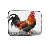 Chicken Rooster Laptop Case 17 inch, Shockproof Protective Computer Sleeve Cover Water Resistant Laptop Bag Carrying Tablet Cover Briefcase Handbags Gifts for Men Women