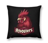 Chicken Rooster Plush Pillowcases Soft Throw Pillow Covers Body Cushion Protective Case for Sofa Car Home Decor 20 "x20 "