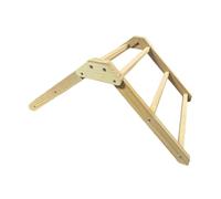 Chicken Roosting Perch Anti-Slip Wooden Ladder 19.69x14.17x8.86inch for Backyard Coops Birds