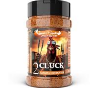 Chicken Rub by Quasi & Squatch | GANGSTA RUBS - 2Cluck (Honey Miso Umami BBQ Rub) Premium Meat Seasoning | Large Jar 230g of Grilling Spice | Secret Recipe for Smoked Chicken