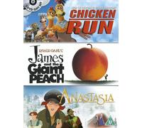 Chicken Run/James And The Giant Peach/Anastasia [DVD]