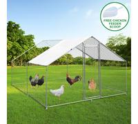 Chicken Run Walk In Coop Animal Pen Cage Enclosure Hen Dogs Rabbits 3m x 4m x 2m