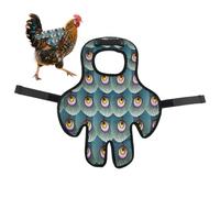 Chicken Saddle for Chickens - Chicken Apron with Adjustable Strap as Back Protection Waterproof Printed Poultry Protection Vest for Patio Garden Yard Backyard Lawn and Farm